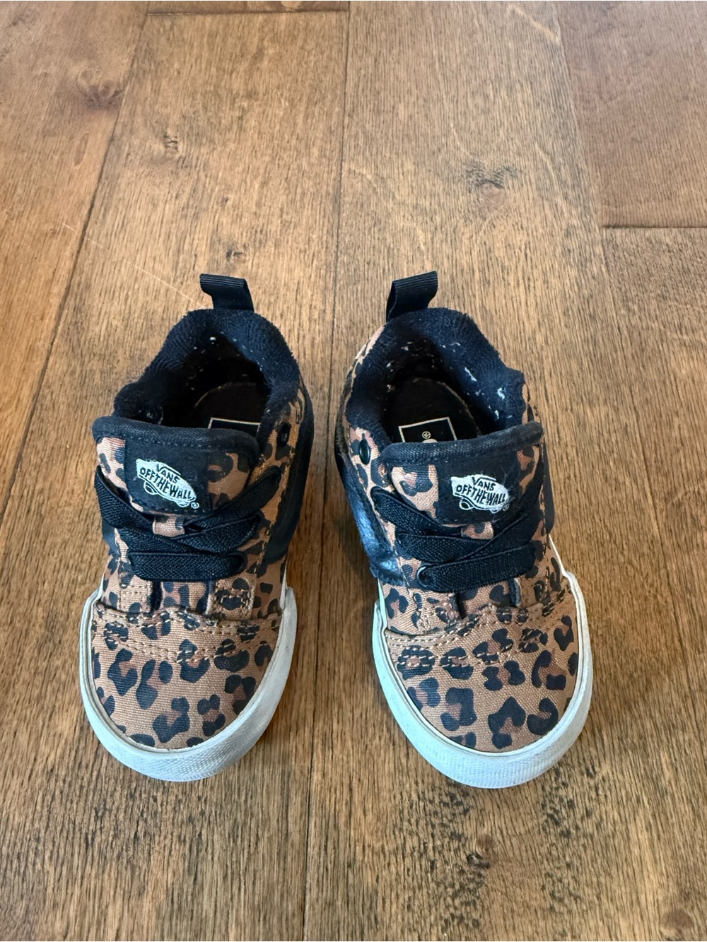 Vans Toddler Knu Skool Shoe in Leopard